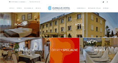 Desktop Screenshot of cumulushotel.pl
